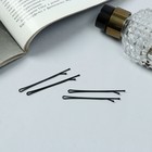 Невидимки для волос «Классик», набор 36 шт., 5.5 см, чёрные - Фото 2