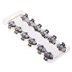 крабик для волос Шик "Мини" сердечко жемчуг - Фото 2