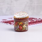 Форма бумажная для кулича «Жостово», 7×6 см, одноразовая, МИКС - Фото 1