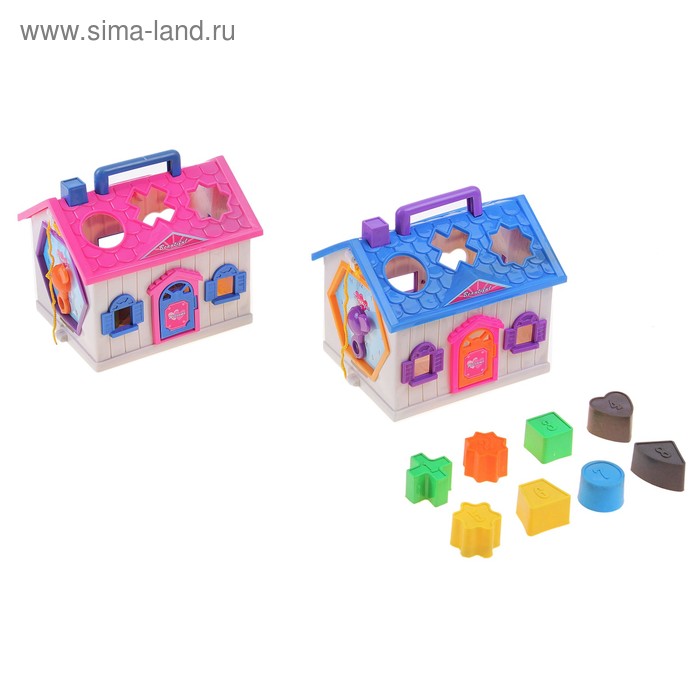 Игрушка логическая, "Домик", цвета МИКС - Фото 1