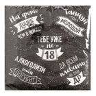 Салфетки бумажные однослойные 24×24 «Тебе уже не 18», 20 шт. - Фото 5