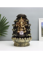 Фонтан настольный с подсветкой «Ганеша в храме», от сети, бронза, 40×25×25 см - Фото 5