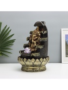 Фонтан настольный с подсветкой «Ганеша в храме», от сети, бронза, 40×25×25 см - Фото 6