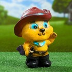 Садовая фигура "Кот в шляпе" 21х10см - Фото 1