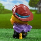 Садовая фигура "Кот в шляпе" 21х10см - Фото 3