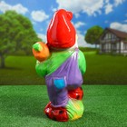 Садовая фигура "Гном с морковью" 43х21см - Фото 3
