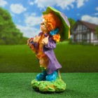 Садовая фигура "Девочка с зонтом" 39х17см - Фото 2