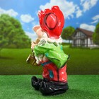 Садовая фигура "Гном с саксафоном" 50х22см - Фото 2