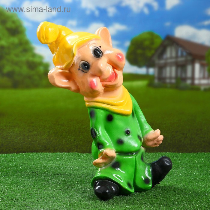 Садовая фигура "Гном Артёмка" 38х16см - Фото 1