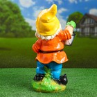 Садовая фигура "Гном с фонарем" 38х20,5см - Фото 3