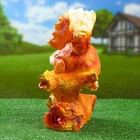Садовая фигура "Белка на дереве" 28х25см - Фото 3