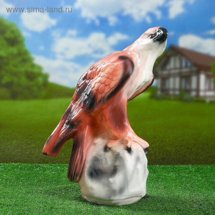 Садовая фигура "Орёл на камне" 39х28см - Фото 1