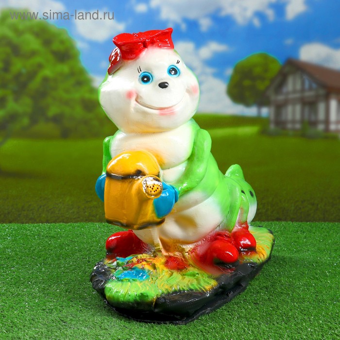 Садовая фигура "Гусеница" 40х41см - Фото 1