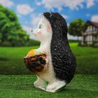 Садовая фигура "Ёж с корзиной" 34х24см - Фото 5