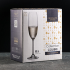 Набор бокалов для шампанскогоColibri, 220 мл, 6 шт - Фото 2