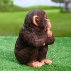 Садовая фигура "Горилла малая" 14х14х18см - Фото 2