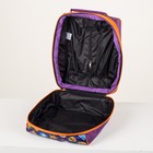 Чемодан малый, отдел на молнии, наружный карман, с расширением, цвет фиолетовый - Фото 4