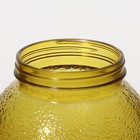 Диспенсер для напитков стеклянный «Фреш», 4 л, 21×16×24 см, цвет жёлтый - фото 4608106