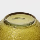 Диспенсер для напитков стеклянный «Фреш», 4 л, 21×16×24 см, цвет жёлтый - фото 4608107