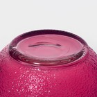 Диспенсер для напитков стеклянный «Фреш», 4 л, 21×16×24 см, цвет розовый - фото 9970086