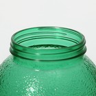 Диспенсер для напитков стеклянный «Фреш», 4 л, 21×16×24 см, цвет зелёный - Фото 5