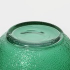 Диспенсер для напитков стеклянный «Фреш», 4 л, 21×16×24 см, цвет зелёный - фото 9536855