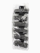 Крабик для волос «Томирис», квадратики, 8 см, чёрный 4623430