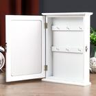 Ключница дерево 6 крючков "Лаванда у окна" 30х21,8х6 см - фото 23392710