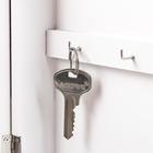 Ключница дерево 6 крючков "Лаванда у окна" 30х21,8х6 см - фото 23392711