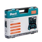 Набор ручного инструмента Bort BTK-100, сталь CrV, 100 предметов в чемодане - Фото 4