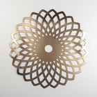 Салфетка сервировочная на стол «Дэми», d=37 см, цвет золотой - Фото 4