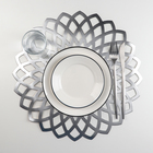 Салфетка сервировочная на стол «Дэми», d=37 см, цвет серебряный - Фото 4