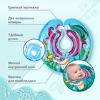 Круг для плавания новорожденных на шею Крошка Я «Русалочка», надувной, с ручками, голубой - Фото 2