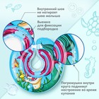 Круг для плавания новорожденных на шею Крошка Я «Русалочка», надувной, с ручками, голубой - Фото 4