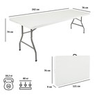 Стол складной 240 - фото 28460786