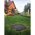 Люк садовый «Лого», d = 80 см, пластик, чёрный - Фото 3