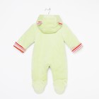 Комбинезон для мальчика, рост 68 см, цвет зелёный - фото 27128775