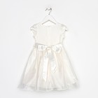 Платье для девочки, рост 86 см, цвет слоновая кость - Фото 3