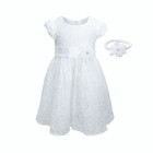 Платье для девочки, рост 74 см, цвет белый - фото 8936336