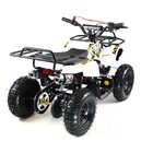 Квадроцикл детский бензиновый MOTAX ATV Mini Grizlik Х-16 BigWheel с электростартером ,белый - Фото 5