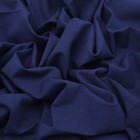 Трикотаж костюмный, вискоза гладкокрашеный, ширина 150 см, цвет тёмно - синий - фото 298289448