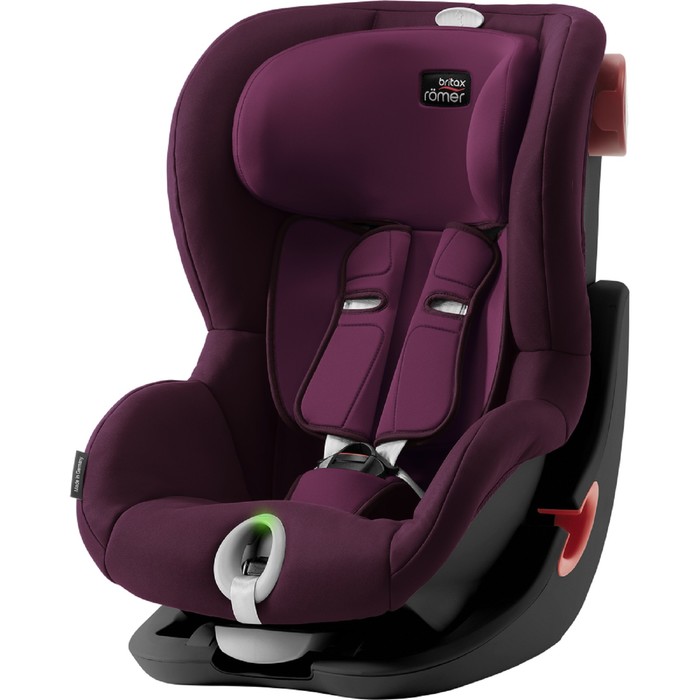 Автокресло Britax Römer King II LS Black Series, группа 1 (9-18 кг), цвет burgundy red