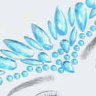 Стразы для лица «Голубая дымка», голубые - Фото 7