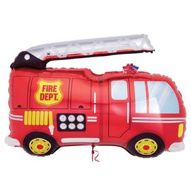 Шар фольгированный 16" «Пожарная машина» (комплект 5 шт)