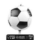 Шар фольгированный 24" «Мяч футбольный», 3D сфера - фото 318282812