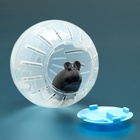 Шар для грызунов, 10 см, голубой - Фото 4