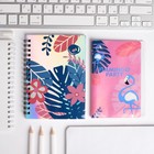 Набор Flamingo: ежедневник 40л, паспортная обложка - Фото 2