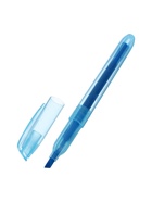 Маркер-текстовыделитель, наконечник скошенный 5 мм, синий - Фото 3