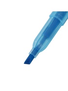 Маркер-текстовыделитель, наконечник скошенный 5 мм, синий - Фото 4