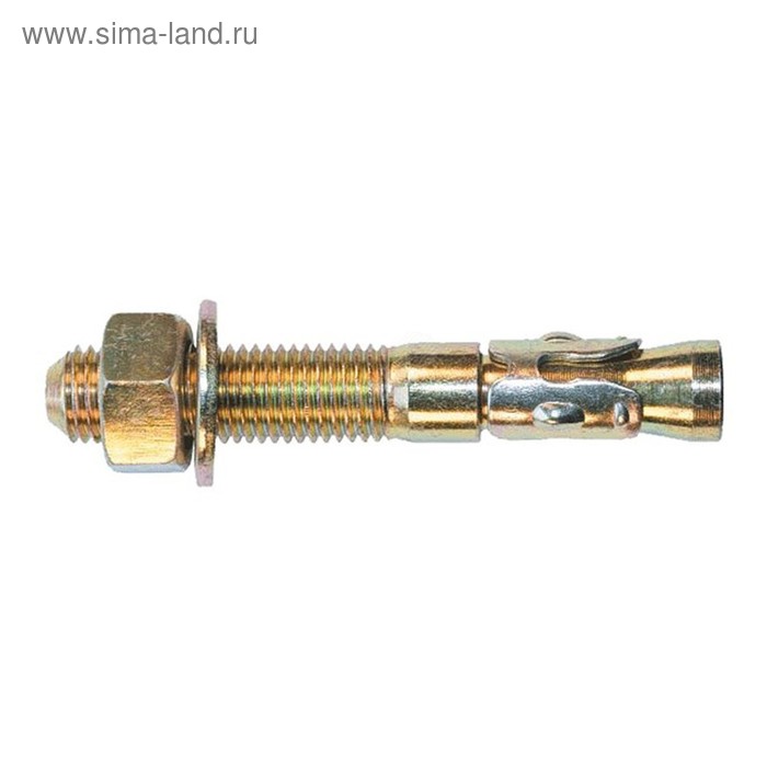 Анкер Steelrex, клиновой, оцинкованный, 10x130 мм, 50 шт - Фото 1